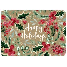 The Holiday Aisle Berry Delight Kitchen Mat THDA1757